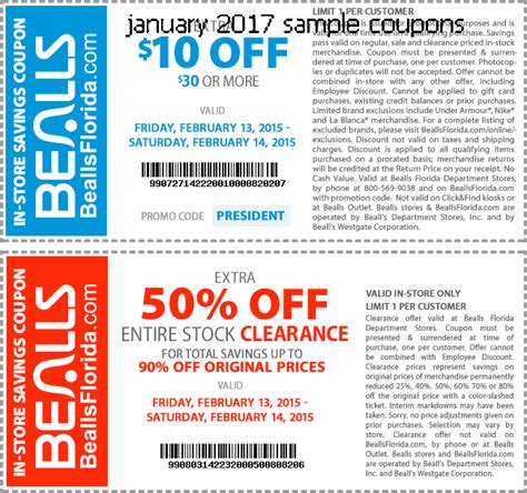 bealls coupon 2023